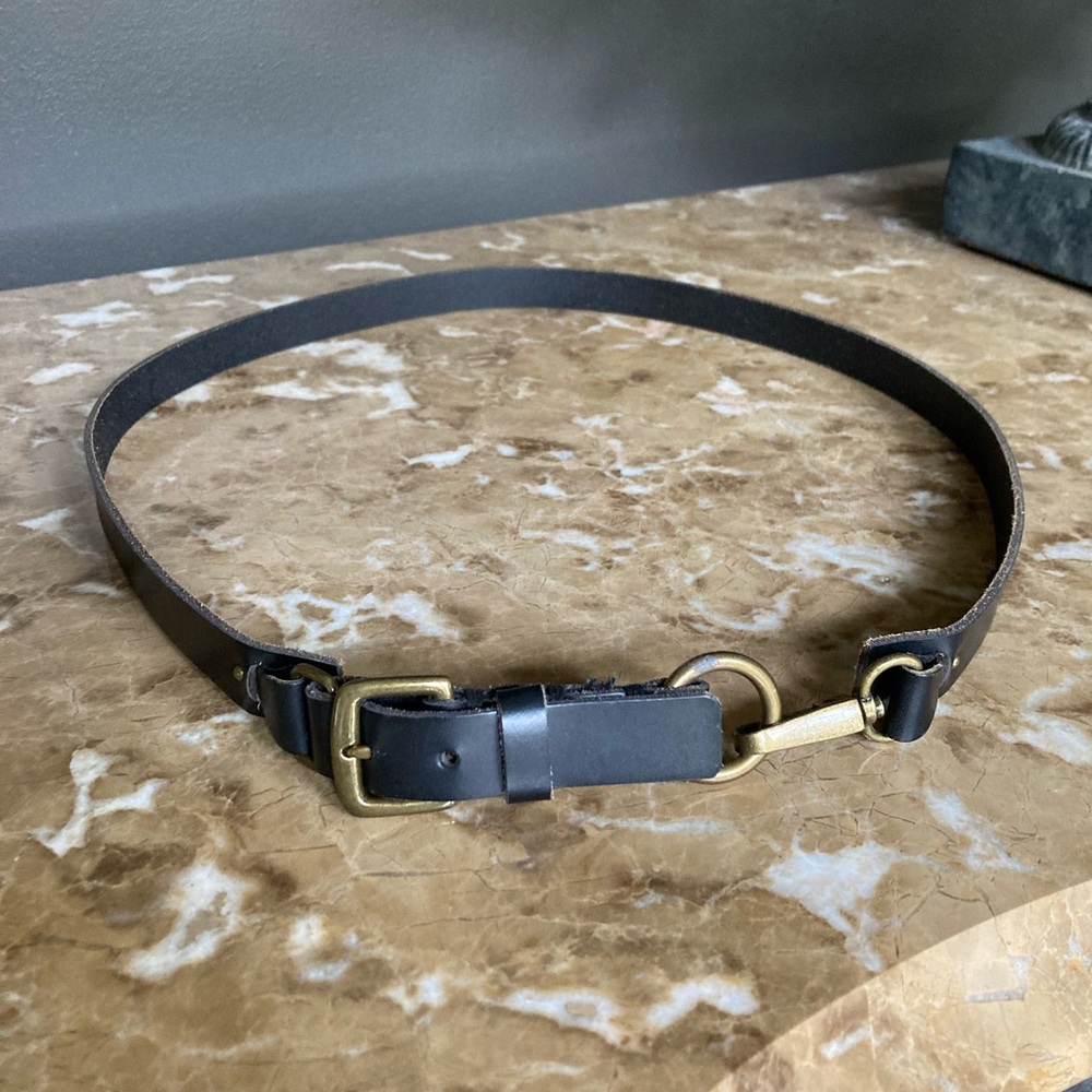 Never worn Linea Pelle leather belt